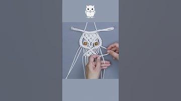 How To Macrame Owl #diy #macrame