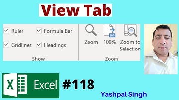 Show & Zoom Group/Block ( View Tab) in excel |Complete Knowledge| Hindi