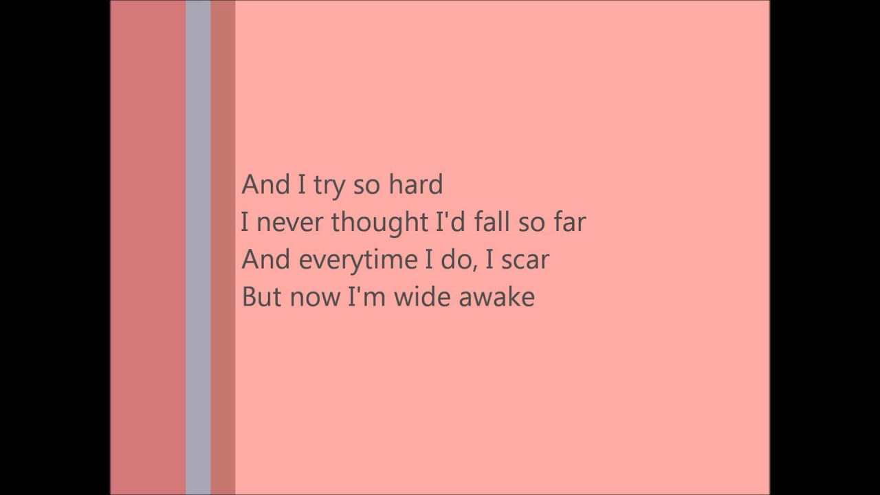 Colour Outside the Lines Hedley lyrics YouTube