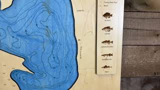 Big Silver Lake Engraved Map by Sportsman's Connection