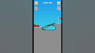 Draw Bridge Game play level 834 Shorts Viral Trending Game 💯🎯