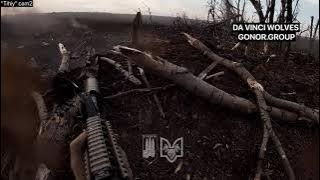 Battle of the 'Honor' company of the 'Da Vinci Wolves' battalion for the last road to Bakhmut!