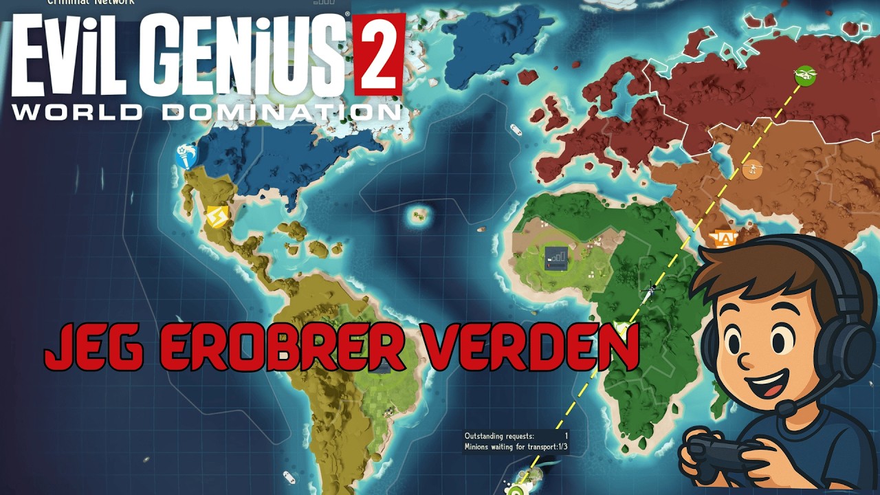 Evil Genius 2 Norsk Gameplay #1 – Jeg skal erobre verden