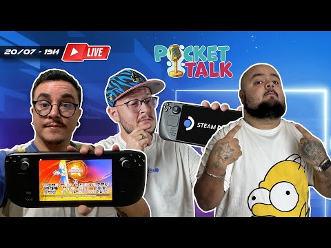 PREPARADOS PARA UM STEAM DECK 2? |  POCKET TALK  | AO VIVO 🔴