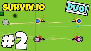 I CARRY MY DUO PARTNER! - Surviv.io #2 (PUBG.io / FORTNITE.io)