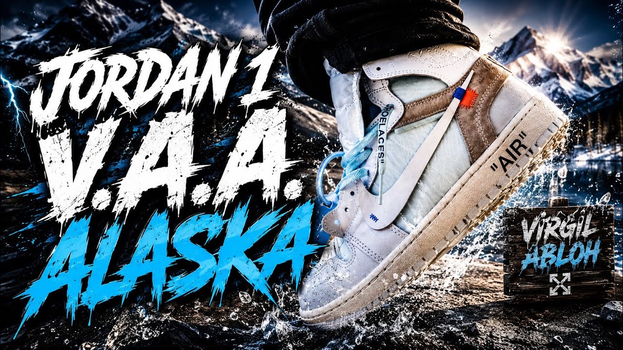 JORDAN 1: V.A.A. Alaska “Off-White” Review & On Foot - YouTube