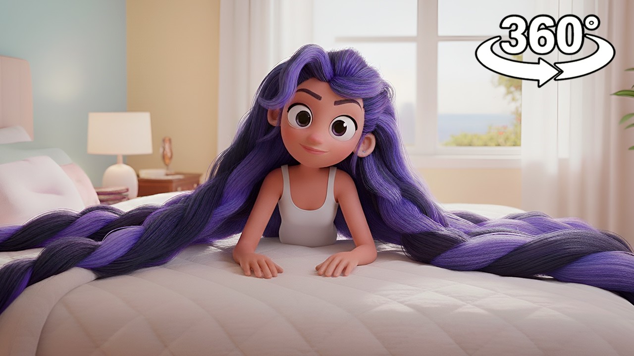 SHE’S IN YOUR HOTEL ROOM! 😱 Lily Lovebraids Kiss You | Lily Lovebraids Move Compilation 360° VR 4K