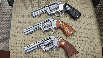Colt Python/ Anaconda vs. Vintage Colt Python trigger comparison