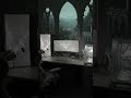 nights here 🤍 #desksetup #girlgamer #gamingsetup #pcsetup #projector #whitegamingsetup #aesthetic