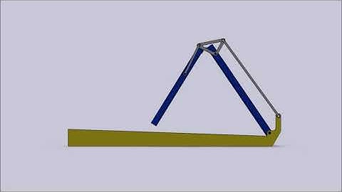 Bifold Roof Vent Frame Mechanism