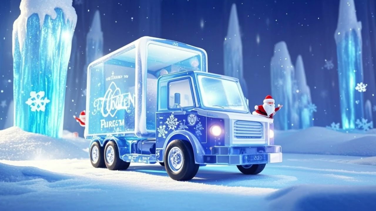 Elsa’s Ice Shape Match Truck 2 | Frozen Shape Matching Adventure!