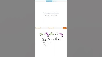 Simplifying Expressions on Sparx 2 #maths #sparx #teacher