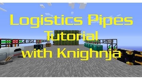 Logistics Pipes Tutorial - How to Build a Complete Inventory/Crafting/Autosorting System