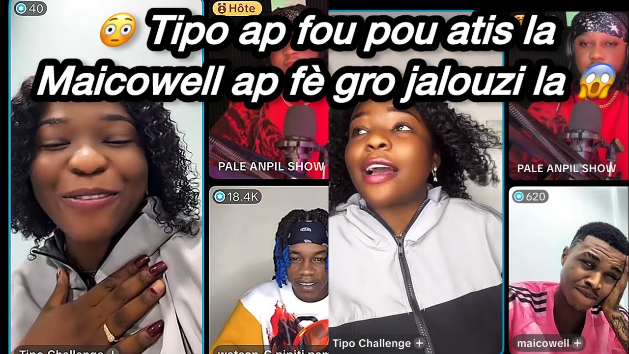 Tipo rankotre ak atis preferel - li gentan damou - Maicowell ap fè jalouzi - li di pa palel de nay