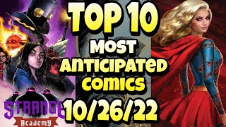Top 10 Most Anticipated NEW Comic Books For 10/26/22