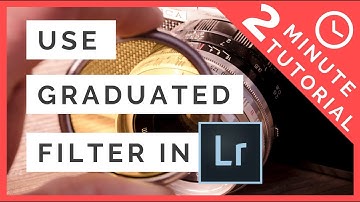 How To Use Graduated FILTERS In Lightroom