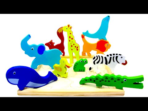 Animal Puzzle| Find The Missing Pieces Activity | EDUCATIONAL VIDEO FOR TODDLERS