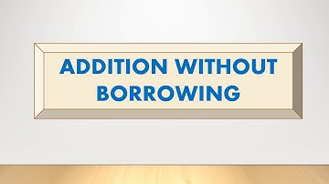 Standard: II, Subject: Maths, Topic: Addition Without Borrowing.