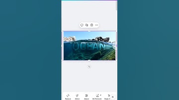 You can now create Transparent Text effect in  Canva Mobile 😁😎  #canvapro #canvatutorial #canva