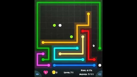 flow game facebook - jumbo pack level 71 Connect the dots