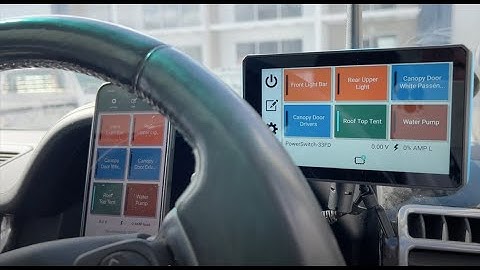 Digital Switching With Garmin - Using One Navigation Display in Cab - NO Fuses in 4WD + Smartphone