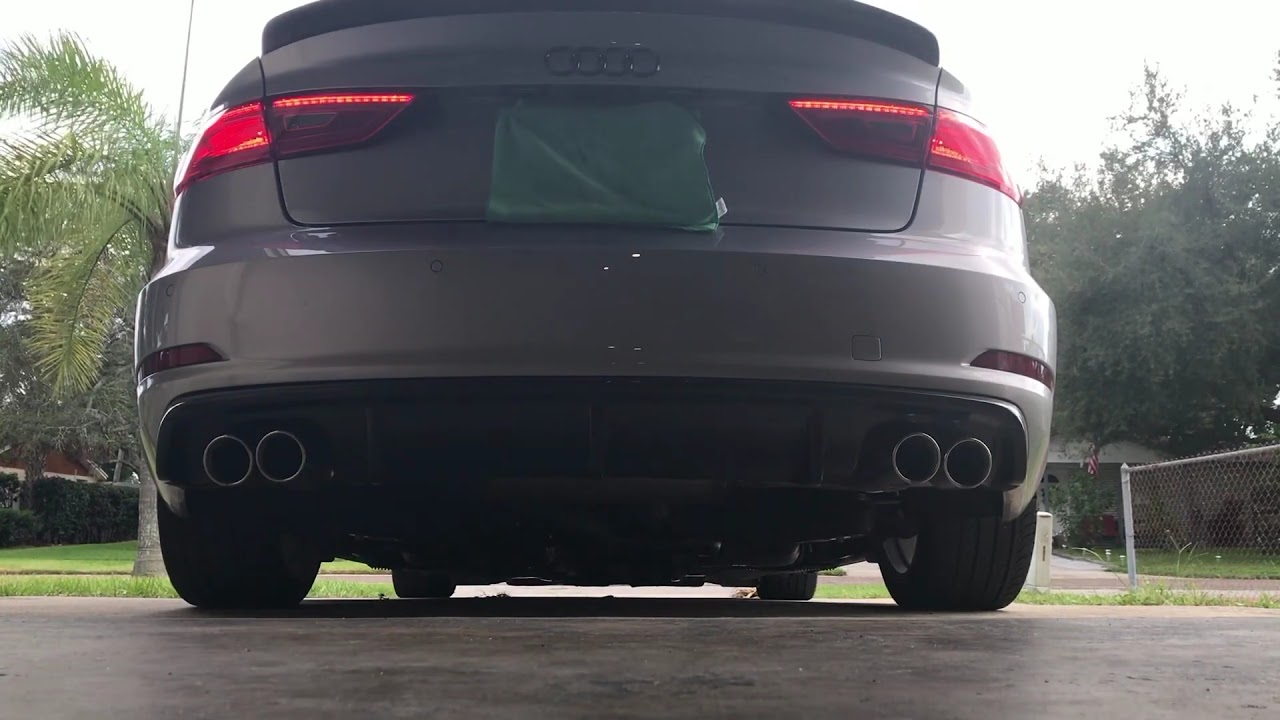 2015 audi a3 quattro 2.0T custom Magnaflow exhaust - YouTube