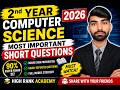 👉 2nd Year Computer Science Most Important Short Questions 2026 🔥 | 100% Paper Preparation