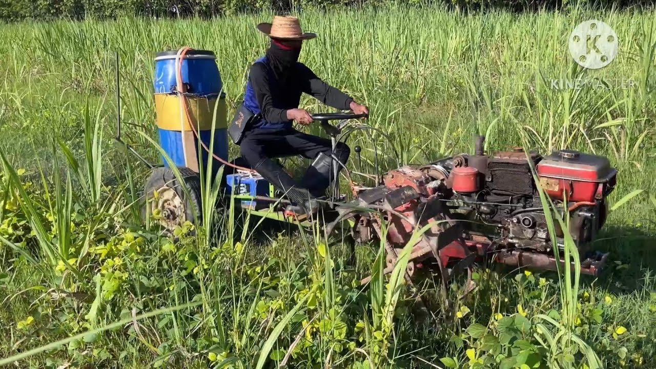 รถฉีดยาป๋าเส่งทรงตัวดีมากเลยถือว่าทุ่นแรงงานได้เยอะเลย