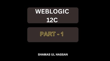 Weblogic Server 12c Installation Guide at windows 10 || PART-1 | easylogic