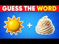 Guess The WORD By Emojis? 🤔 Popular Words | Emoji Quiz 2025
