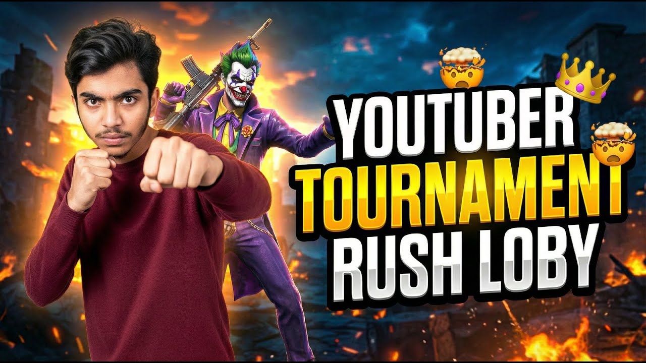 YouTuber Tournament Live🔥 | Full Mobile Rush Gameplay | Free Fire BD | SRBD Gaming 
