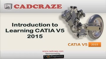 CATIA V5 2015 Full Series Tutorials | Introduction to learning CATIA V5 2015_Lesson 1.1