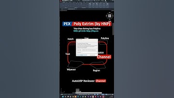 [PEX] Poly Extrim Lisp miễn phí trim đối tượng trong bản vẽ AutoCAD | AutoLISP Reviewer