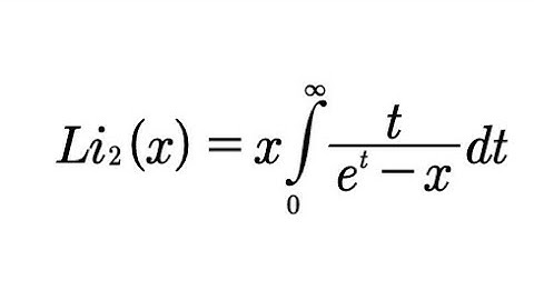 Integral representation of dilogarithm function 6