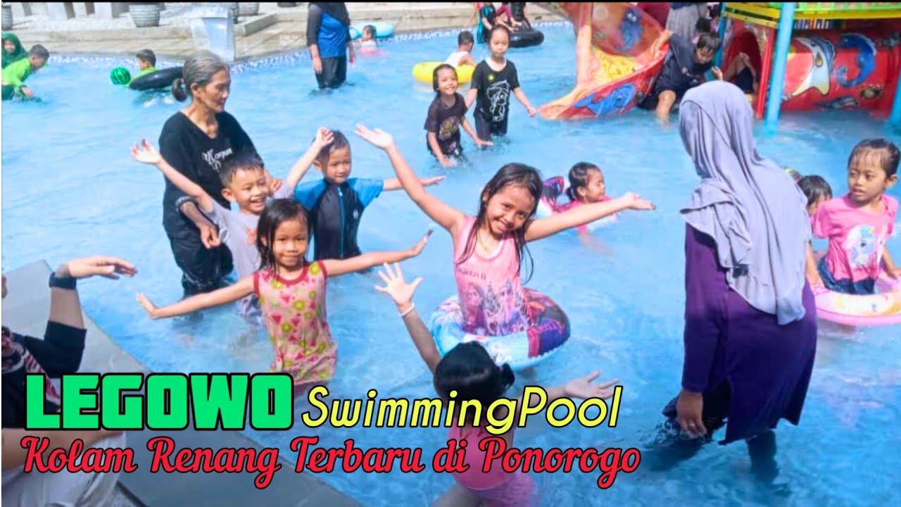 Review Kolam renang LEGOWO Ponorogo || Informasi  Harga Tiket dan Fasilitasnya