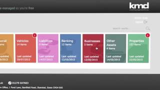 KMD Organised service - demo for Wealth managers (2 minutes) wvo