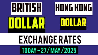 British Pound To Hong Kong Dollar 27 May 2025 Gbp To Hkd