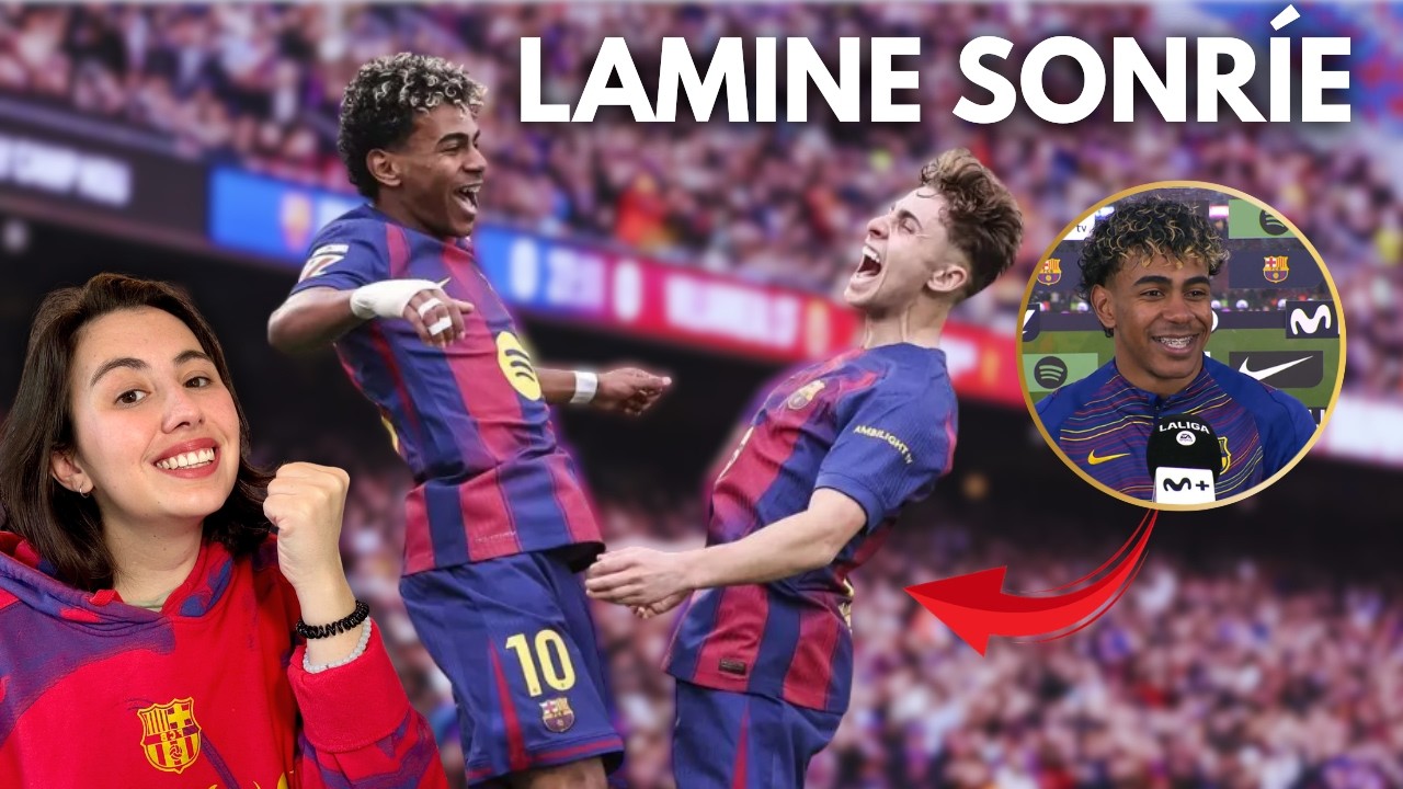 LAMINE YAMAL vuelve a SONREÍR 🥹 “Ahora soy feliz jugando” | Barça 4-1 Villarreal