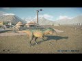 Jurassic World Evolution 2 Funny Carcharodontasaurus vs guests