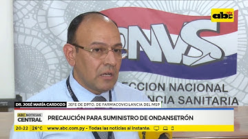 Precaución para suministro de Ondansetrón