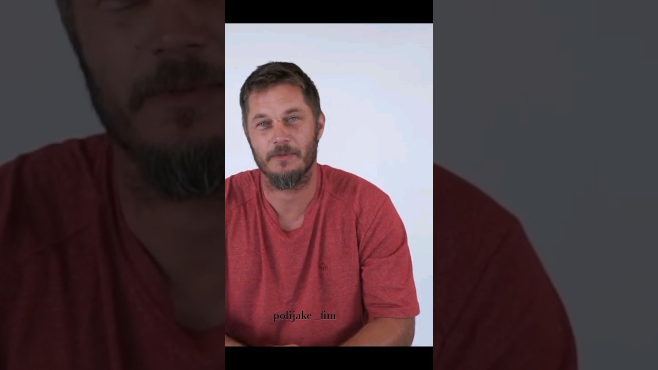 Travis Fimmel explains the Vikings series in 30 seconds 😅 #travisfimmel  #famous #shorts - YouTube, image size:1280x720