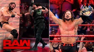 Wwe Raw Highlights - 24 June 2019 Highlights Roman Reigns Handicap Match