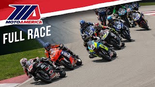 MotoAmerica Supersport Race 1 at Pittsburgh 2023 screenshot 2