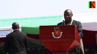 Amwe mu majambo umukuru w'igihugu Evariste NDAYISHIMIYE yashikirije ahejeje kurahira