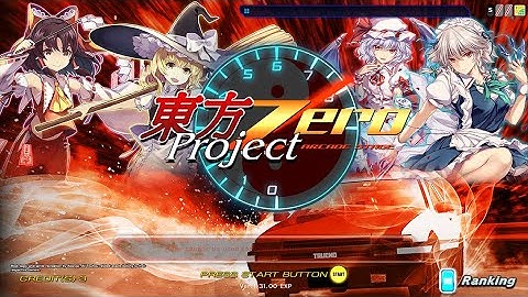 Initial D zero mod: Touhou project zero (Touhou conversion mod V1.0)