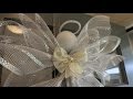 Deco Mesh Angel Tutorial - VERY easy and inexpensive