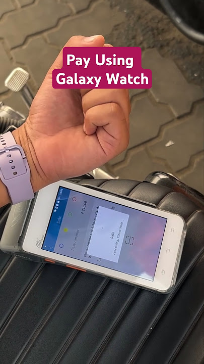 Pay Using Galaxy Watch #nfc #galaxywatch