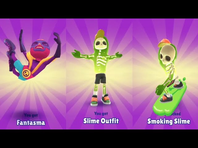 Subway Surfers Mexico 2022 Fantasma vs Bob the Blob Slime Outfit