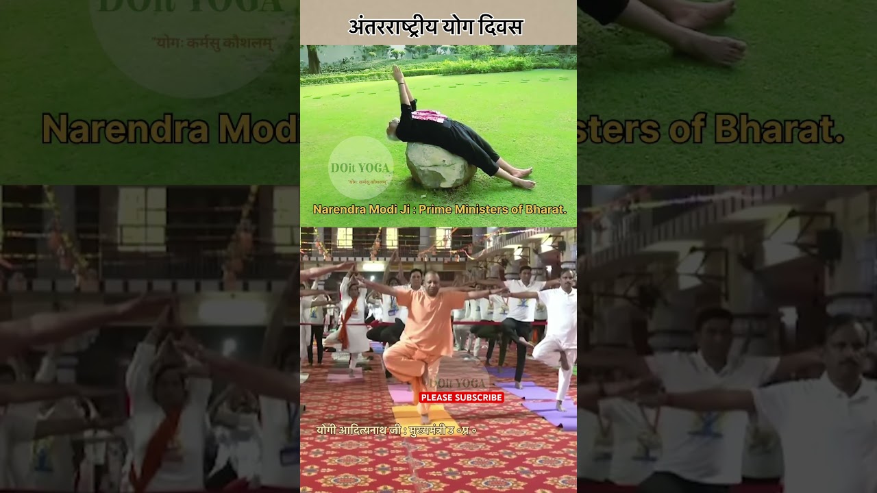 Modi ji ka Morning Walk and Yoga 