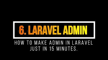 LARAVEL PHP Framework install admin lte crud in hindi /  urdu complete project 2020